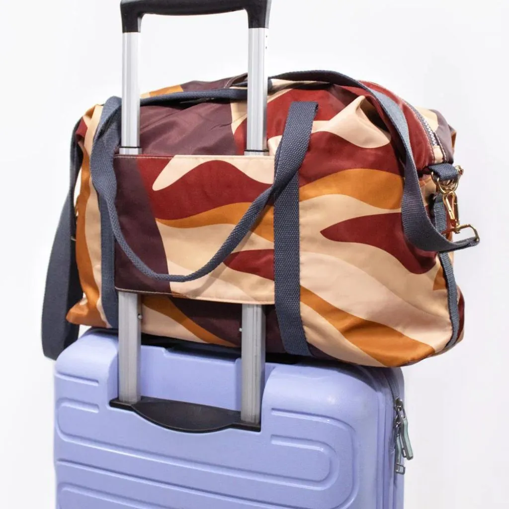 Kind Bag Weekend Duffel Holdall - Abstract Caramel