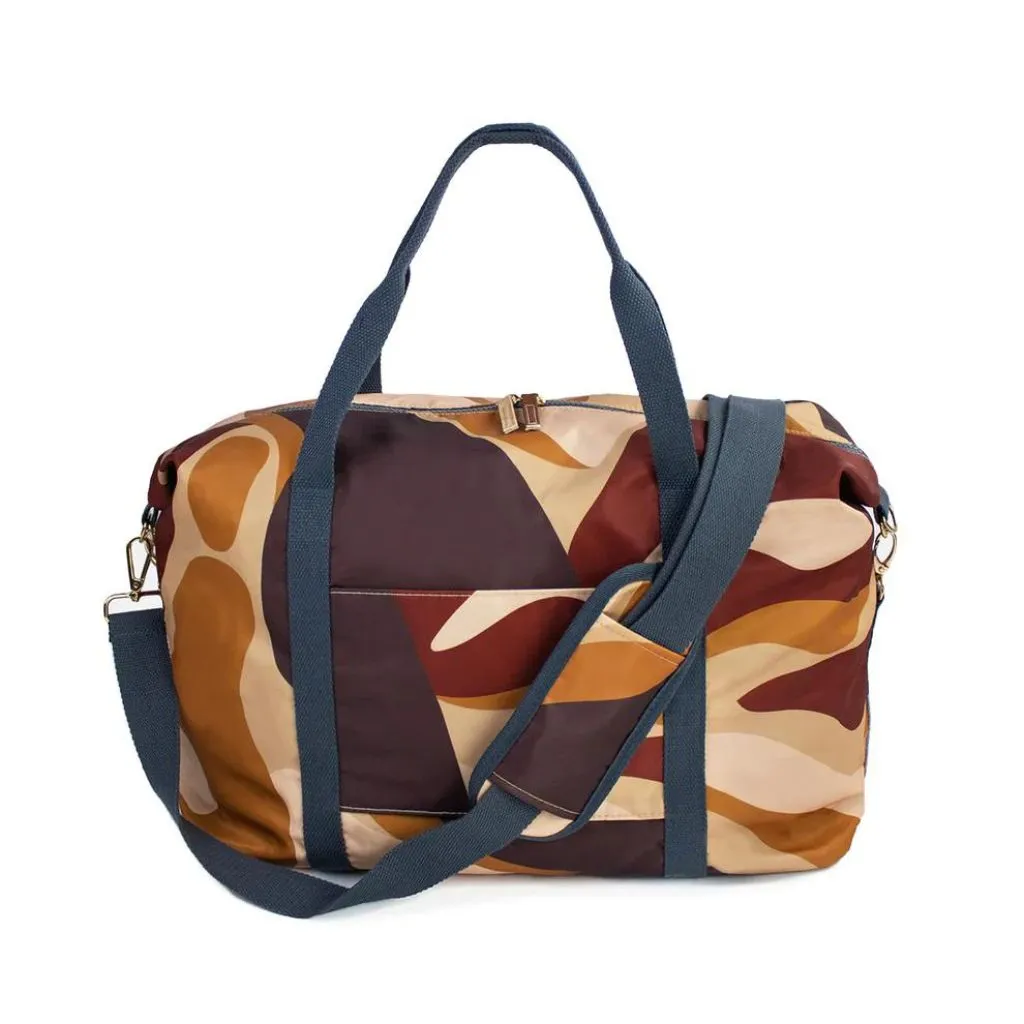 Kind Bag Weekend Duffel Holdall - Abstract Caramel