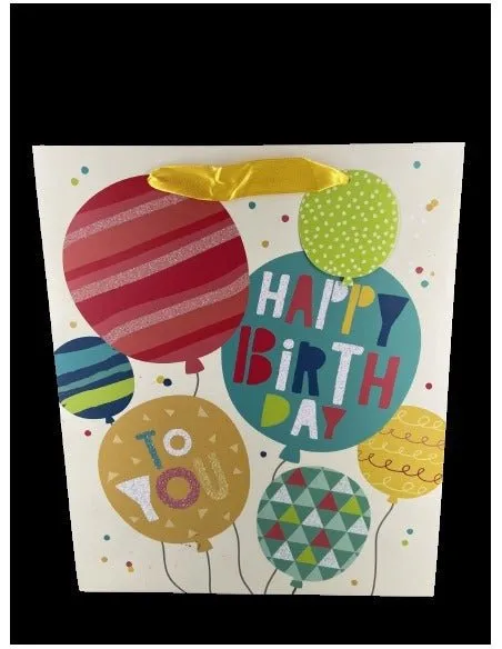 Large Birthday Gift Bags (1ct)