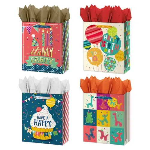 Large Birthday Gift Bags (1ct)