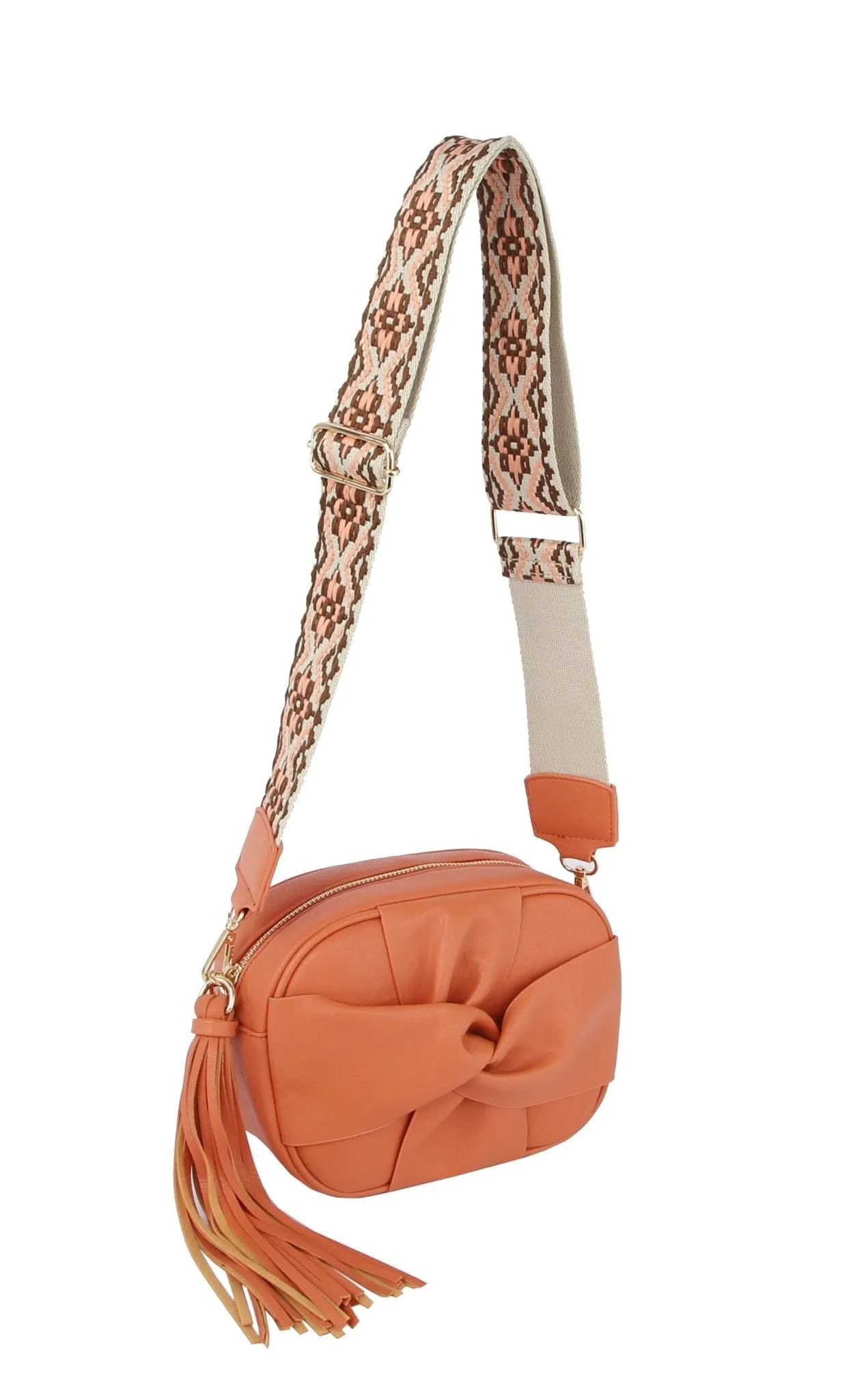 LD151 Nataly Front Knot Camera Crossbody Bag