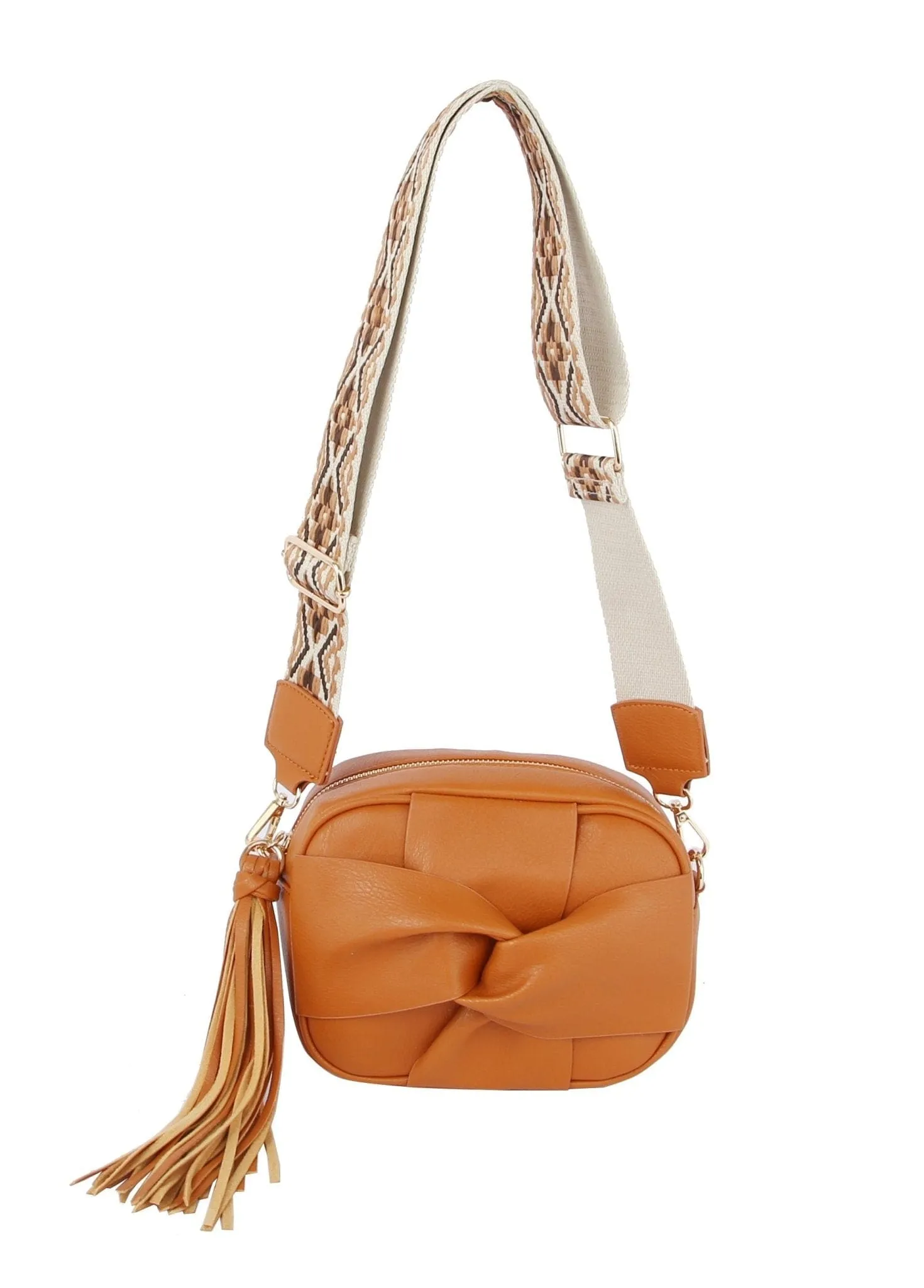 LD151 Nataly Front Knot Camera Crossbody Bag