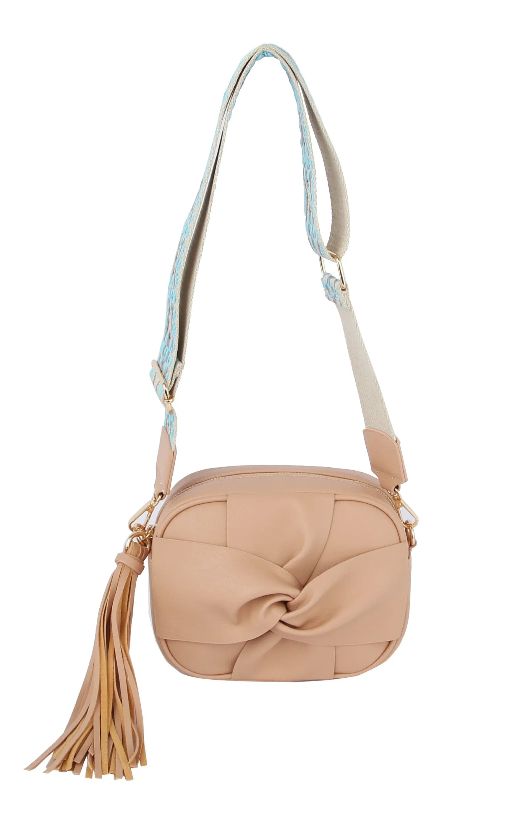 LD151 Nataly Front Knot Camera Crossbody Bag