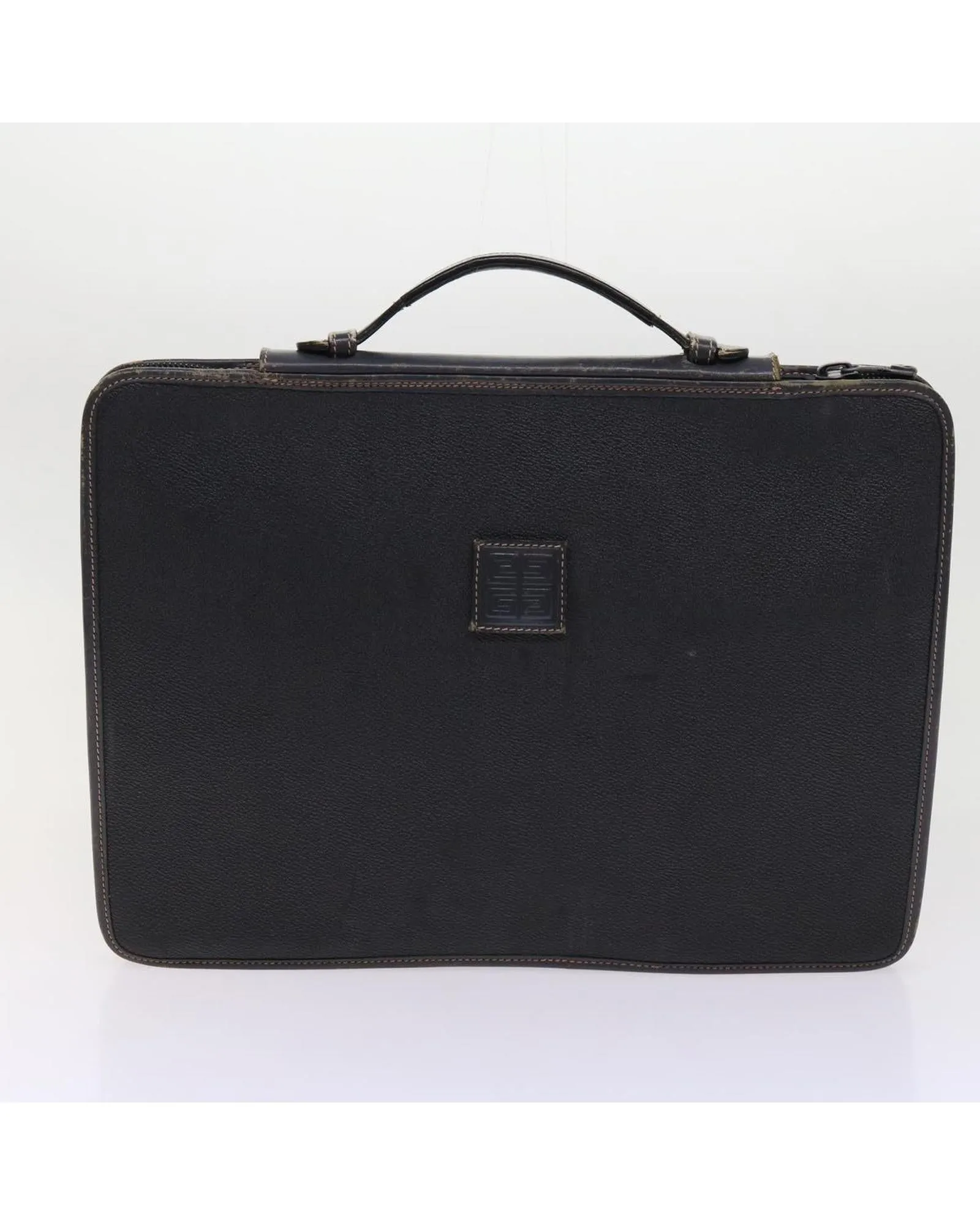 Leather Business Clutch with Key Accessory Set