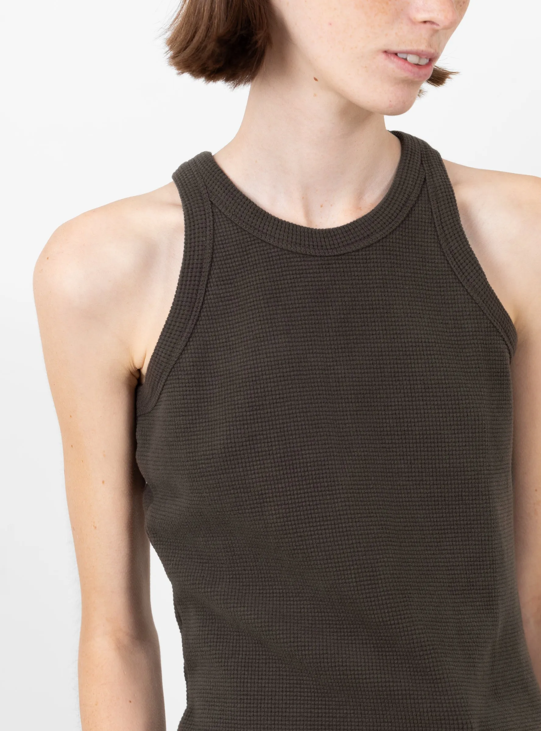 Leisure Tank Top Dark Brown