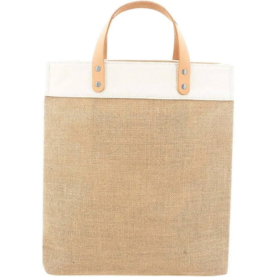 Let Love Grow Burlap Tote