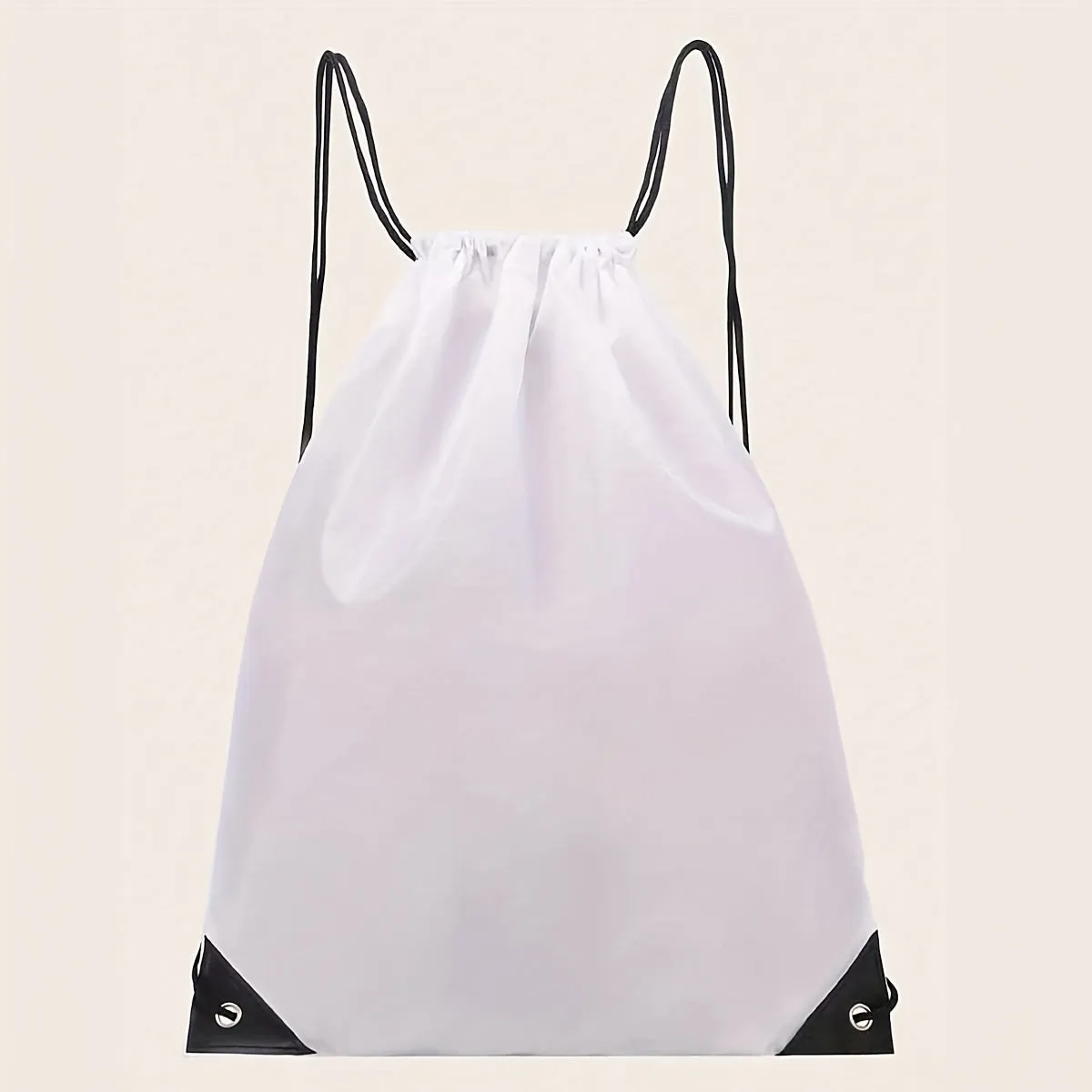 Lightweight Nylon Drawstring Rucksack Minimalist Versatile Gym Bag