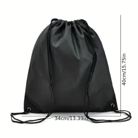 Lightweight Nylon Drawstring Rucksack Minimalist Versatile Gym Bag