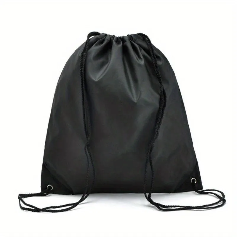 Lightweight Nylon Drawstring Rucksack Minimalist Versatile Gym Bag