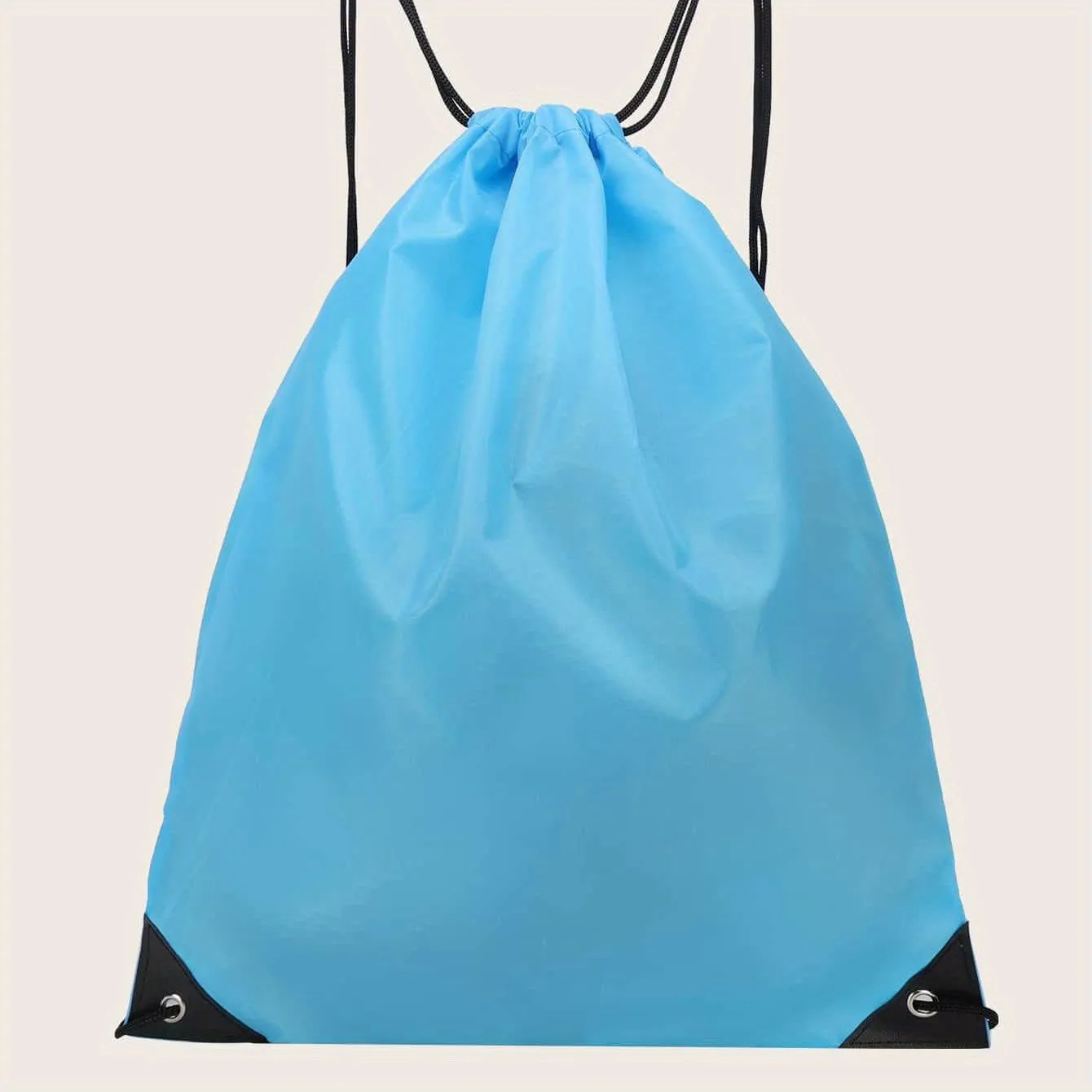 Lightweight Nylon Drawstring Rucksack Minimalist Versatile Gym Bag