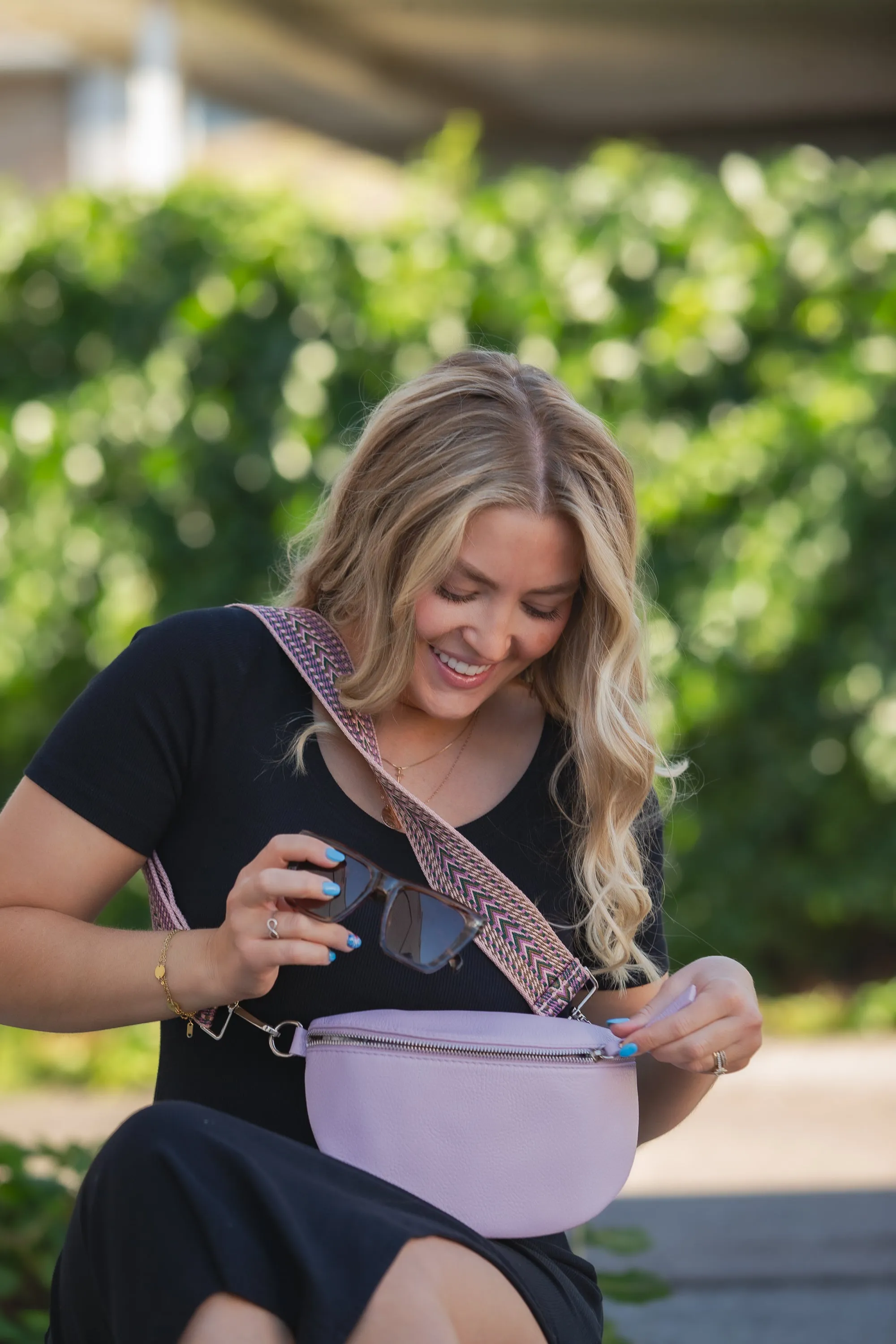 Lilac Crossbody Bag