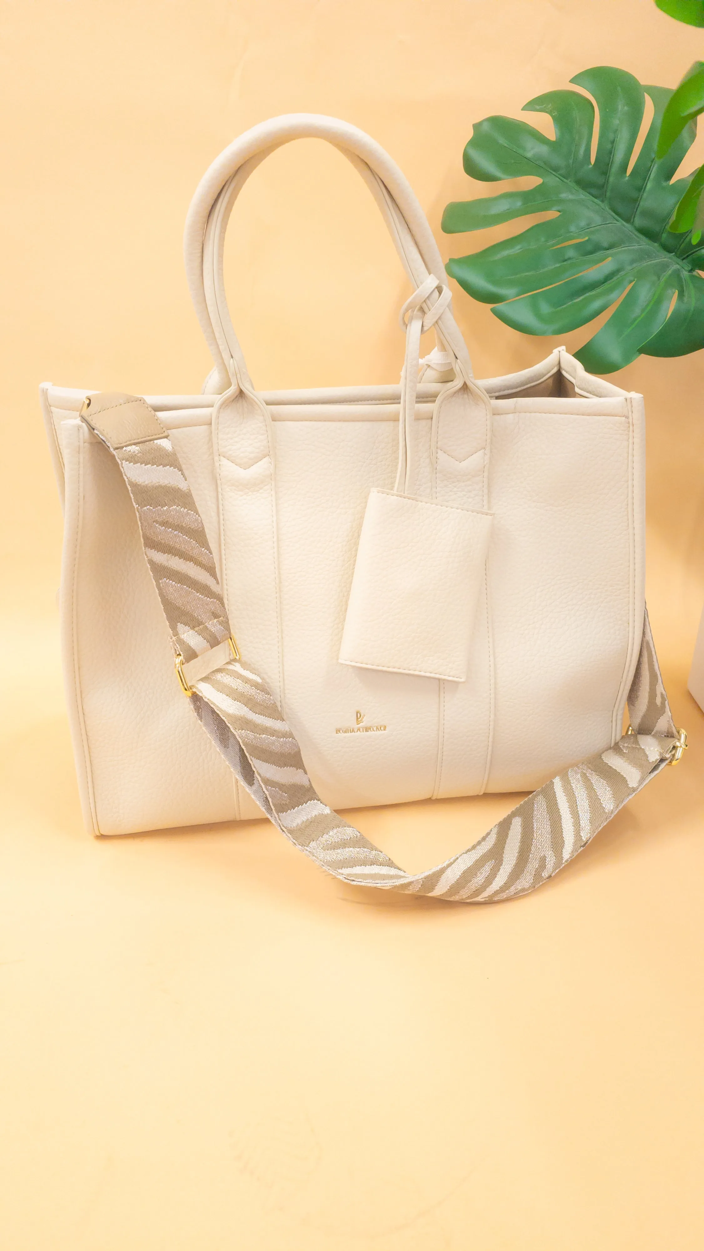 Lola Bag Strap- Beige