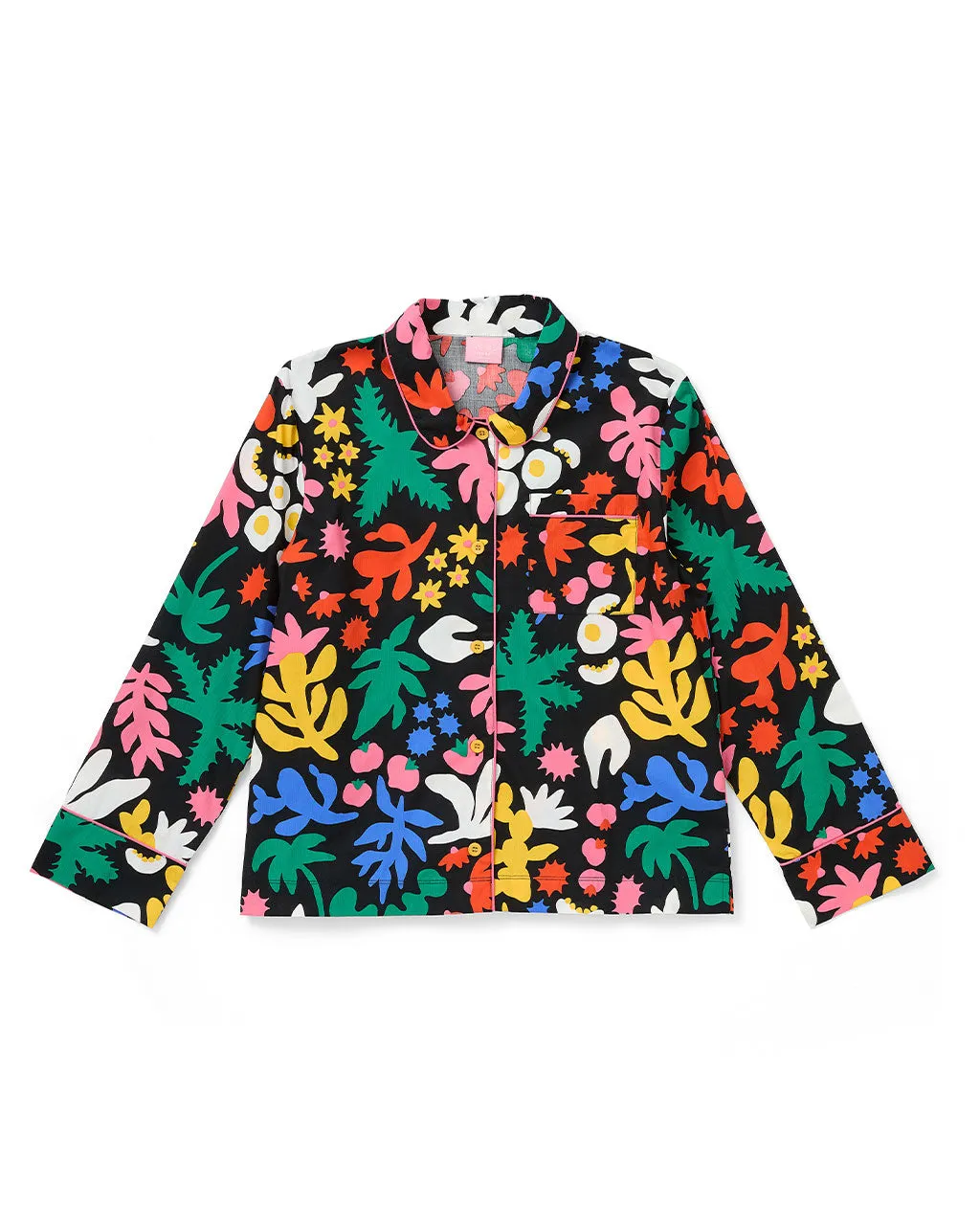 Long Sleeve Leisure Top - Flower Power