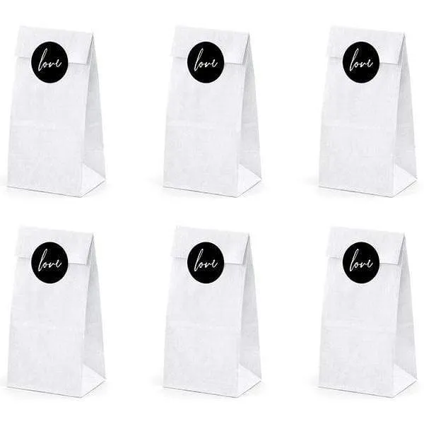 Love favor Bags - White