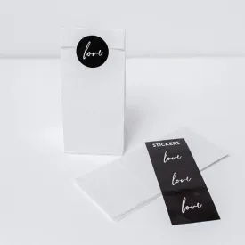 Love favor Bags - White