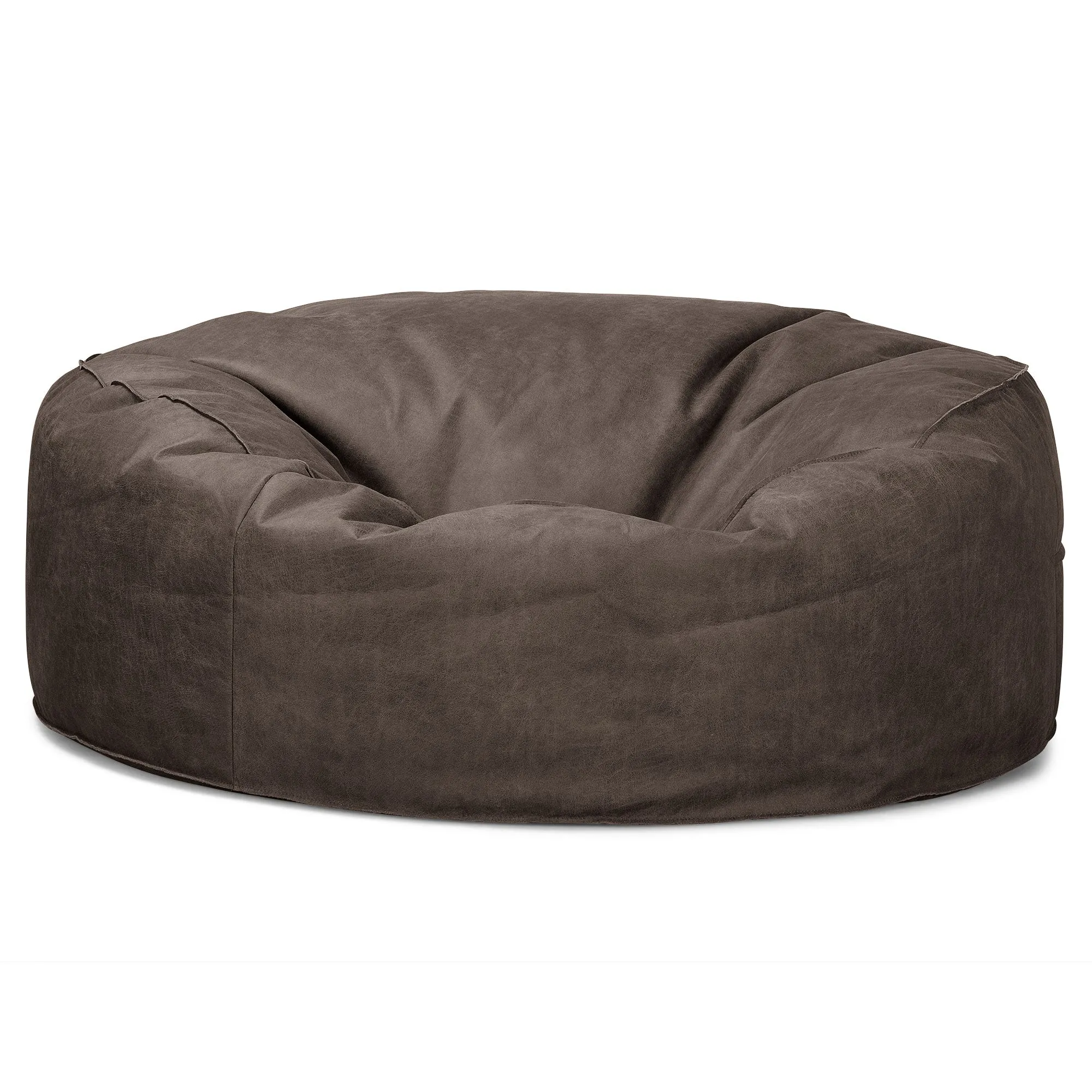 Mammoth Bean Bag Sofa - Distressed Leather Natural Slate