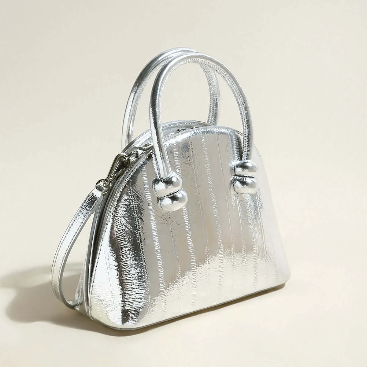 Metallic Dome Bag