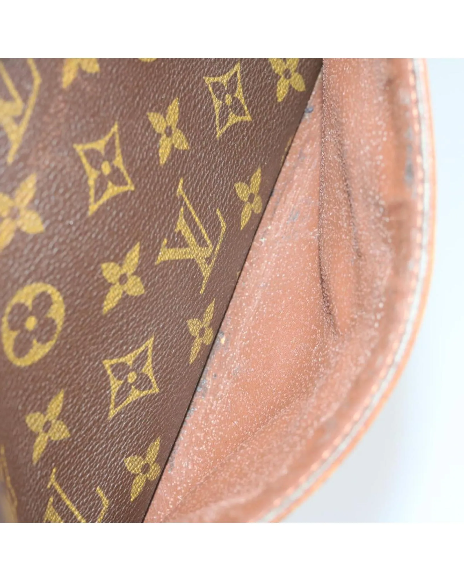 Monogram Canvas Clutch Bag with Accessories - Vintage Condition