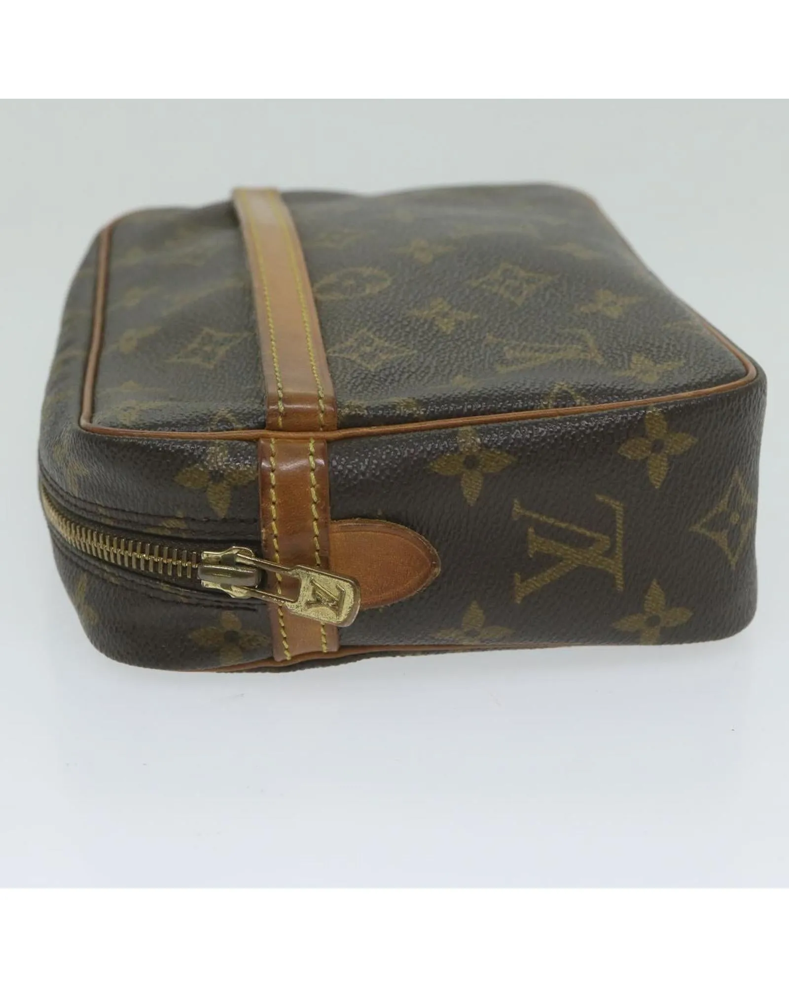 Monogram Canvas Clutch Bag with Accessories - Vintage Condition