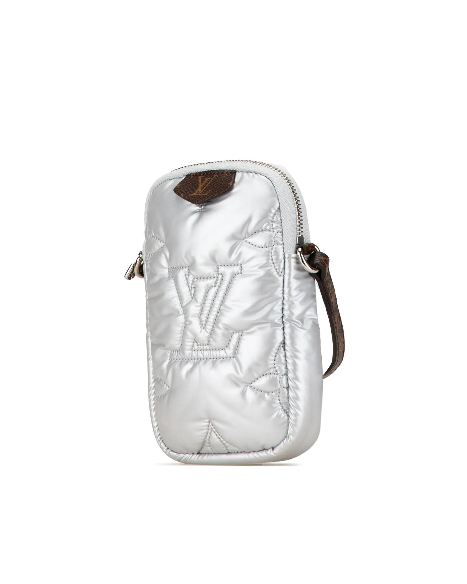 Monogram Econyl Pillow Phone Pouch with Adjustable Shoulder Strap