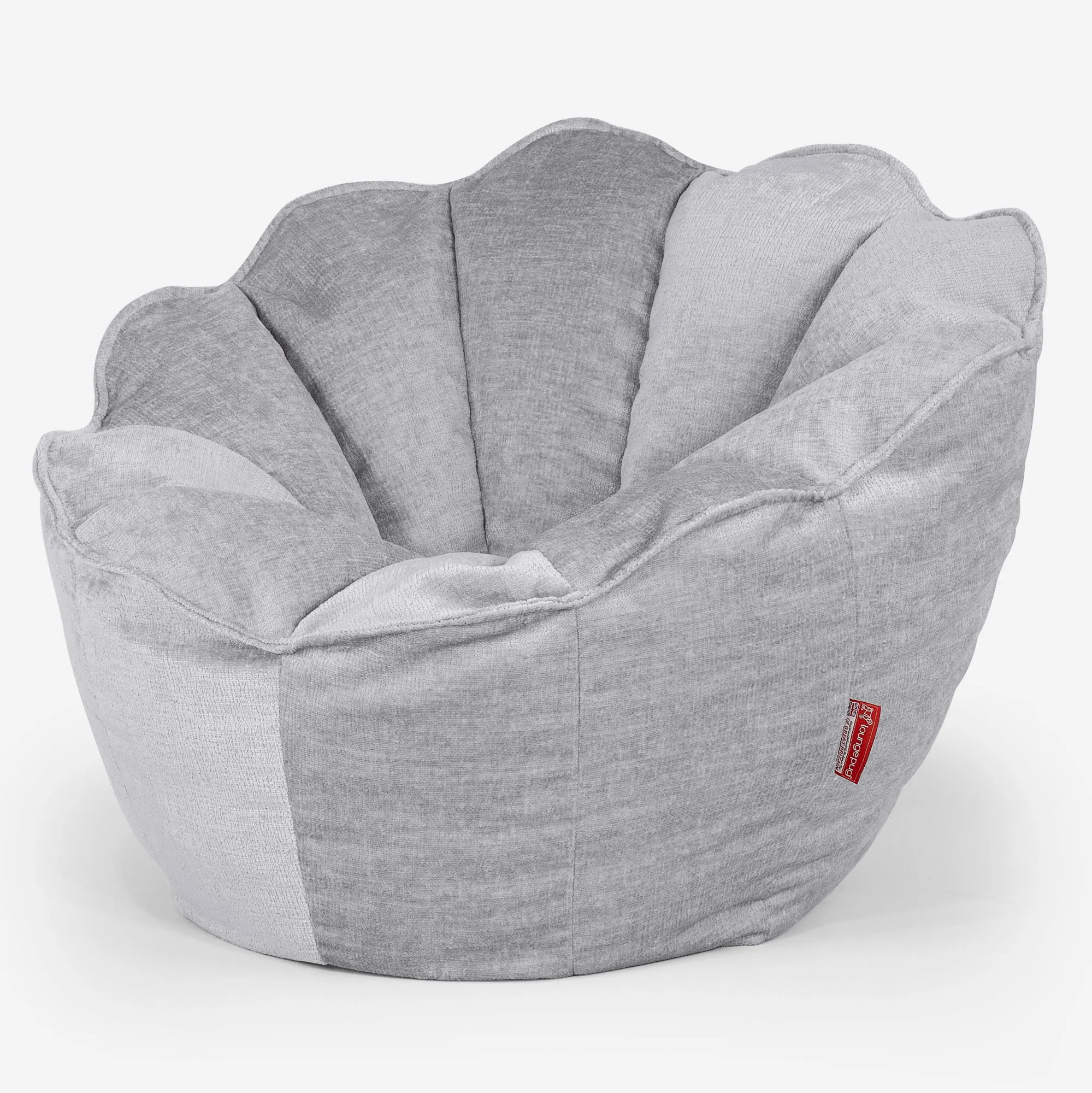 Natalia Sacco Bean Bag Chair - Chenille Grey