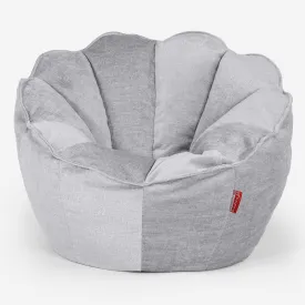 Natalia Sacco Bean Bag Chair - Chenille Grey