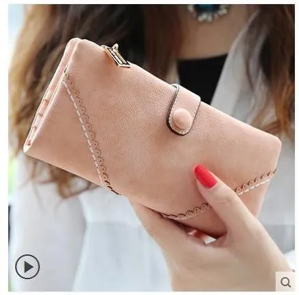 Nubuck Leather Women Wallets Female Fashion Zipper Small Wallet Women Short Coin Purse Holders Retro Wallet and Purses portfolio