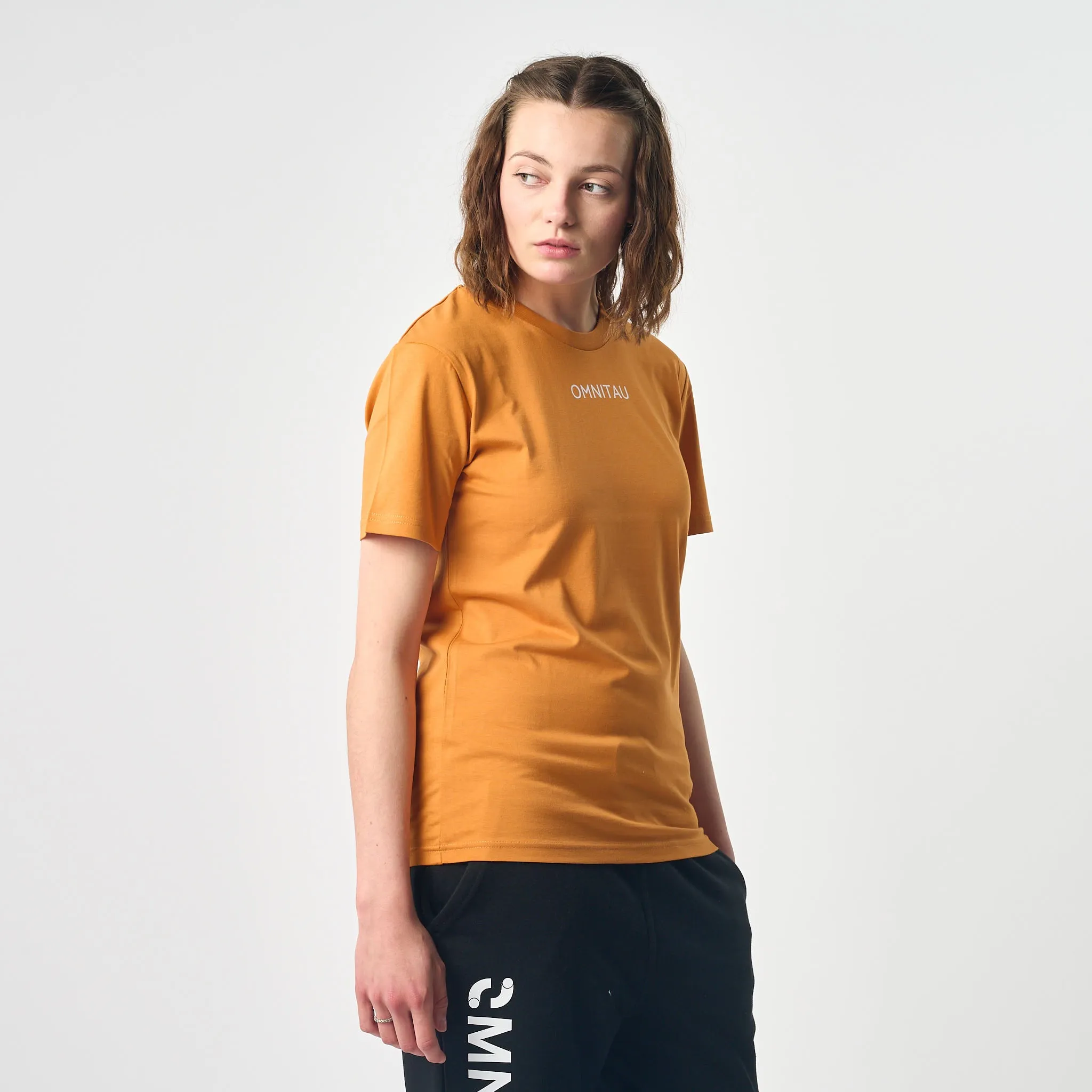 Omnitau Women's Pimlico Organic Cotton Crew Neck T-Shirt - Orange