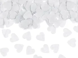 Paper Confetti Hearts White