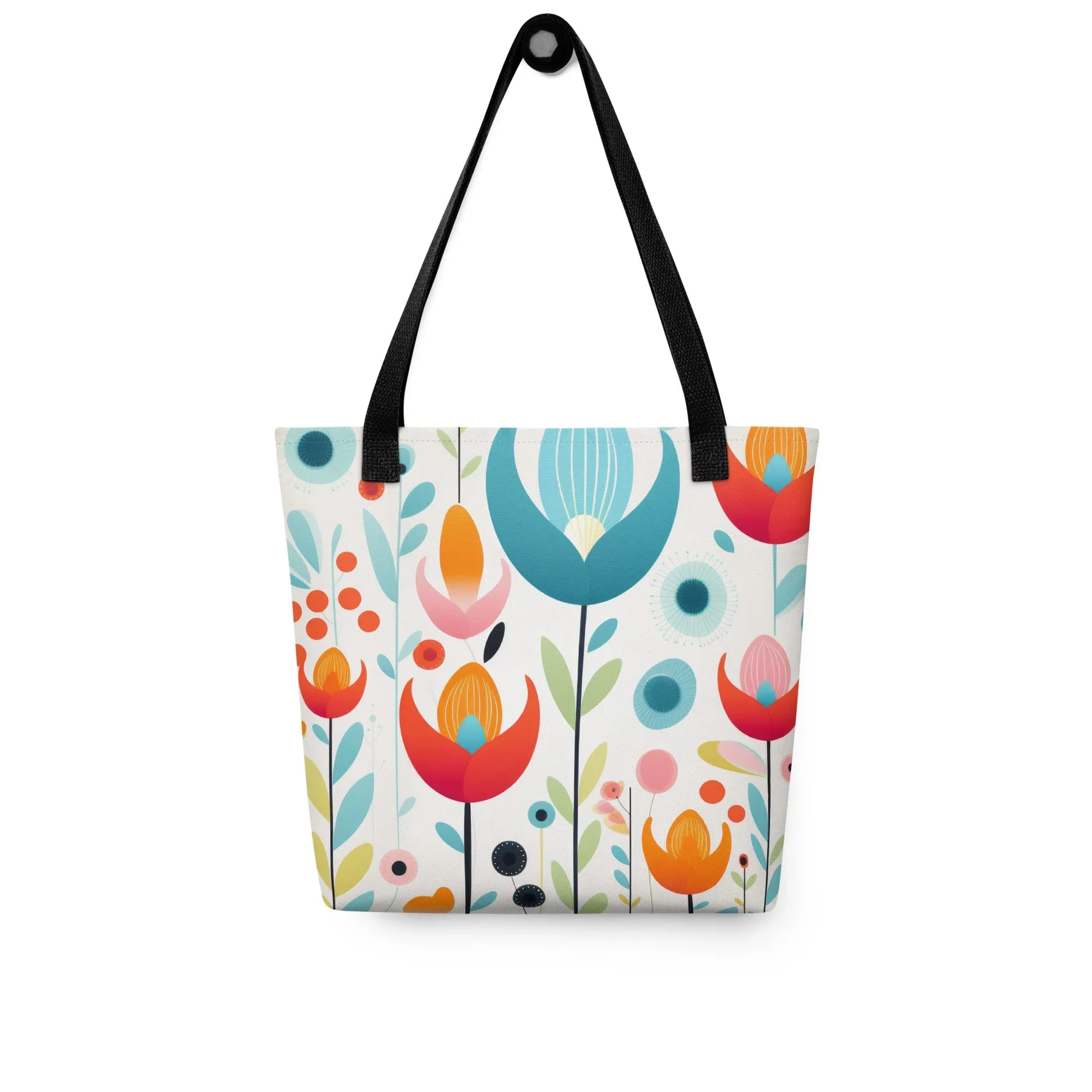 Petal Pop Mid-Century Jigsaw Puzzle Bag