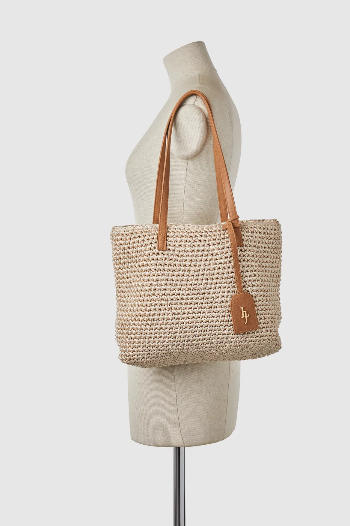 Rayon Crochet Tote Bag