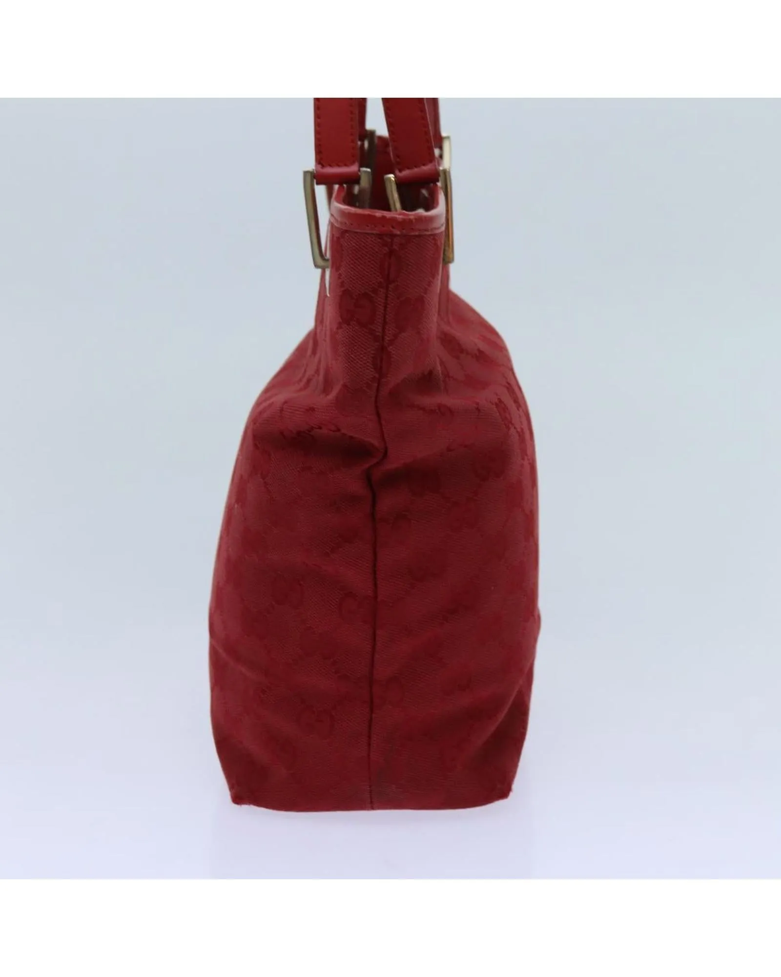 Red GG Canvas Hand Bag with Accessory and Serial No. 002.1099