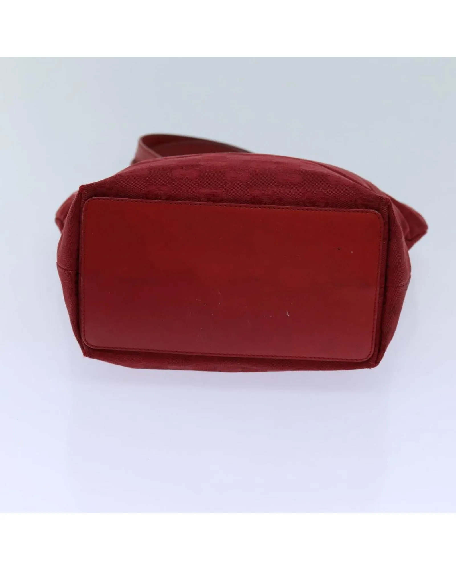 Red GG Canvas Hand Bag with Accessory and Serial No. 002.1099