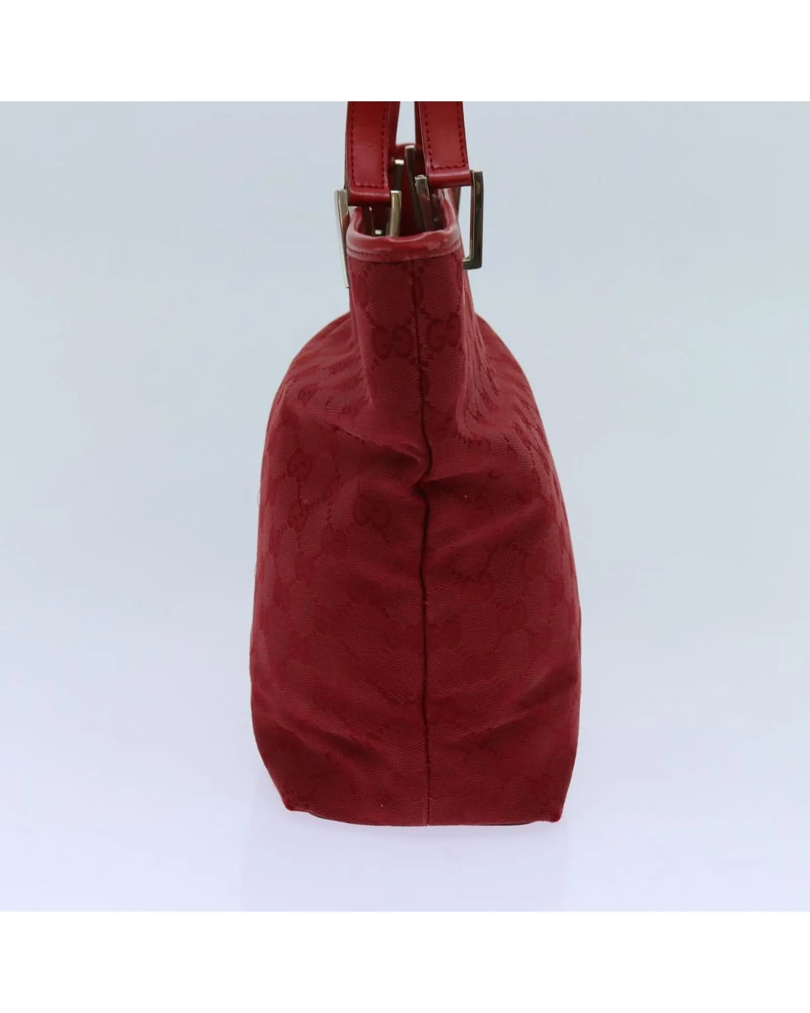 Red GG Canvas Hand Bag with Accessory and Serial No. 002.1099