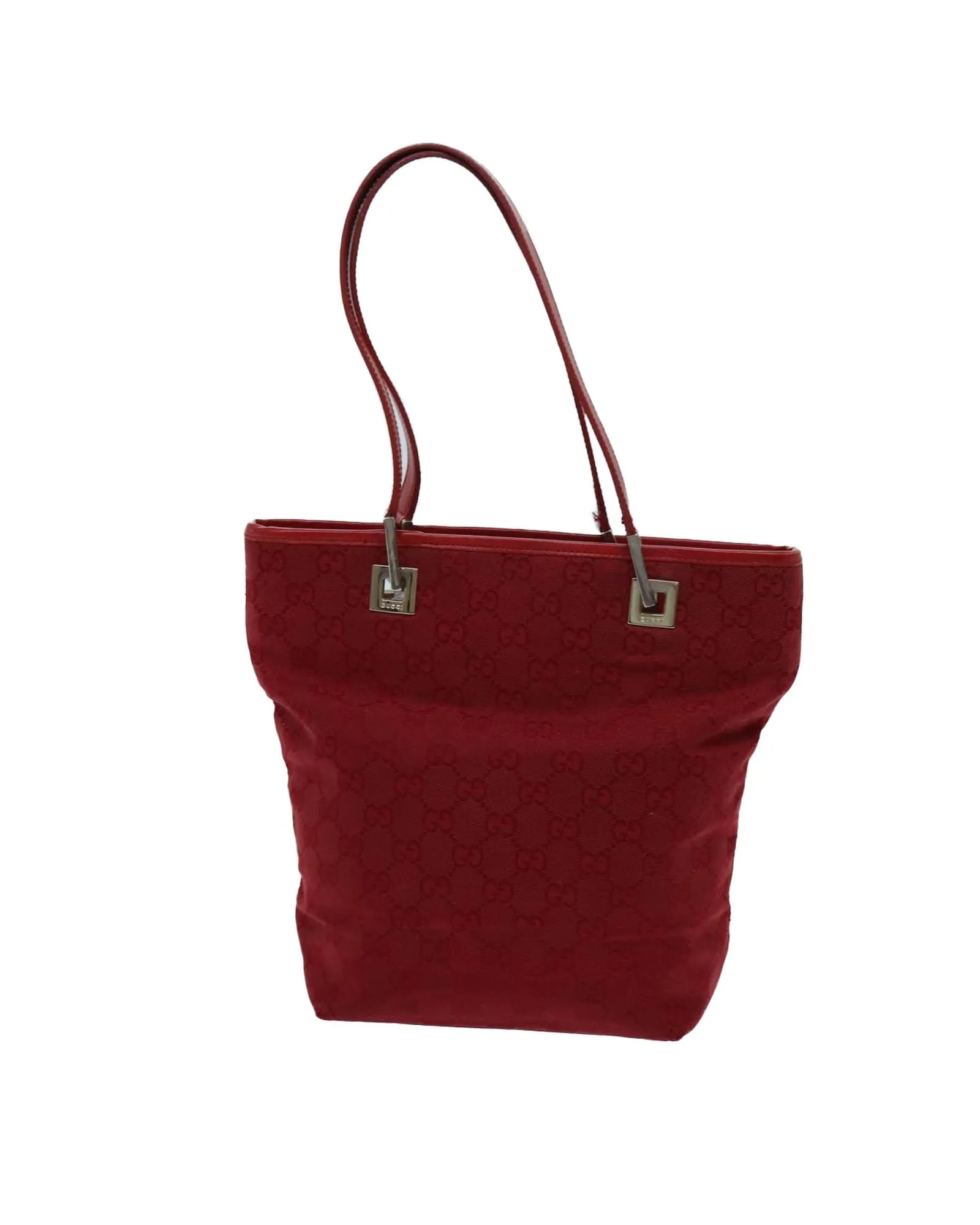 Red GG Canvas Hand Bag with Accessory and Serial No. 002.1099