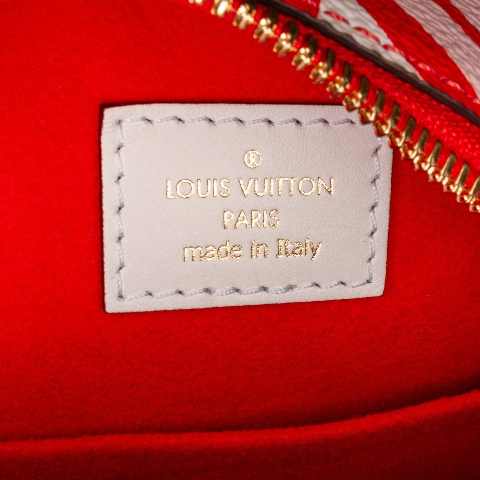 Red Louis Vuitton Monogram Giant Crafty Boite Chapeau Souple PM Crossbody Bag