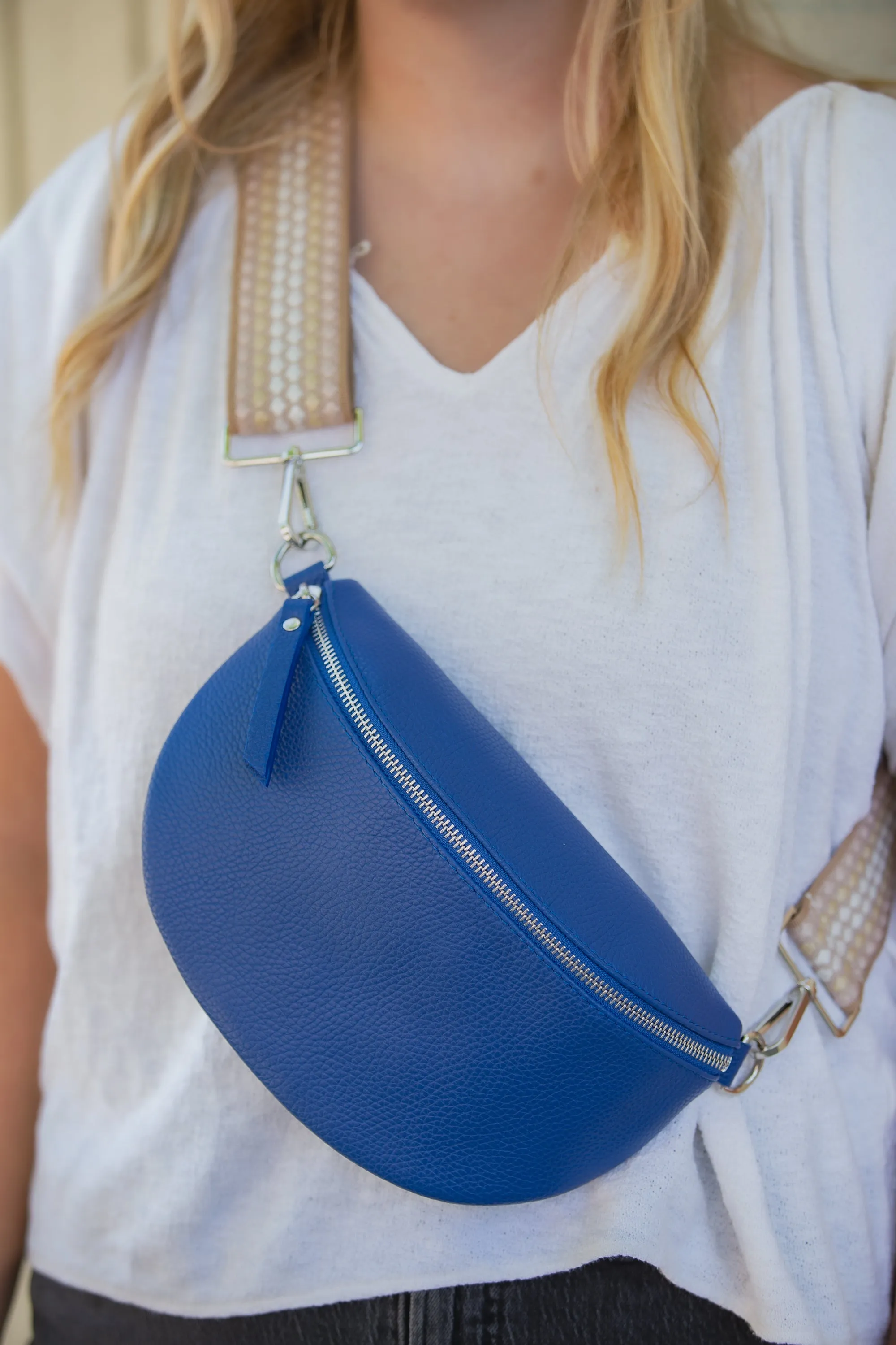 Royal Blue Crossbody Bag