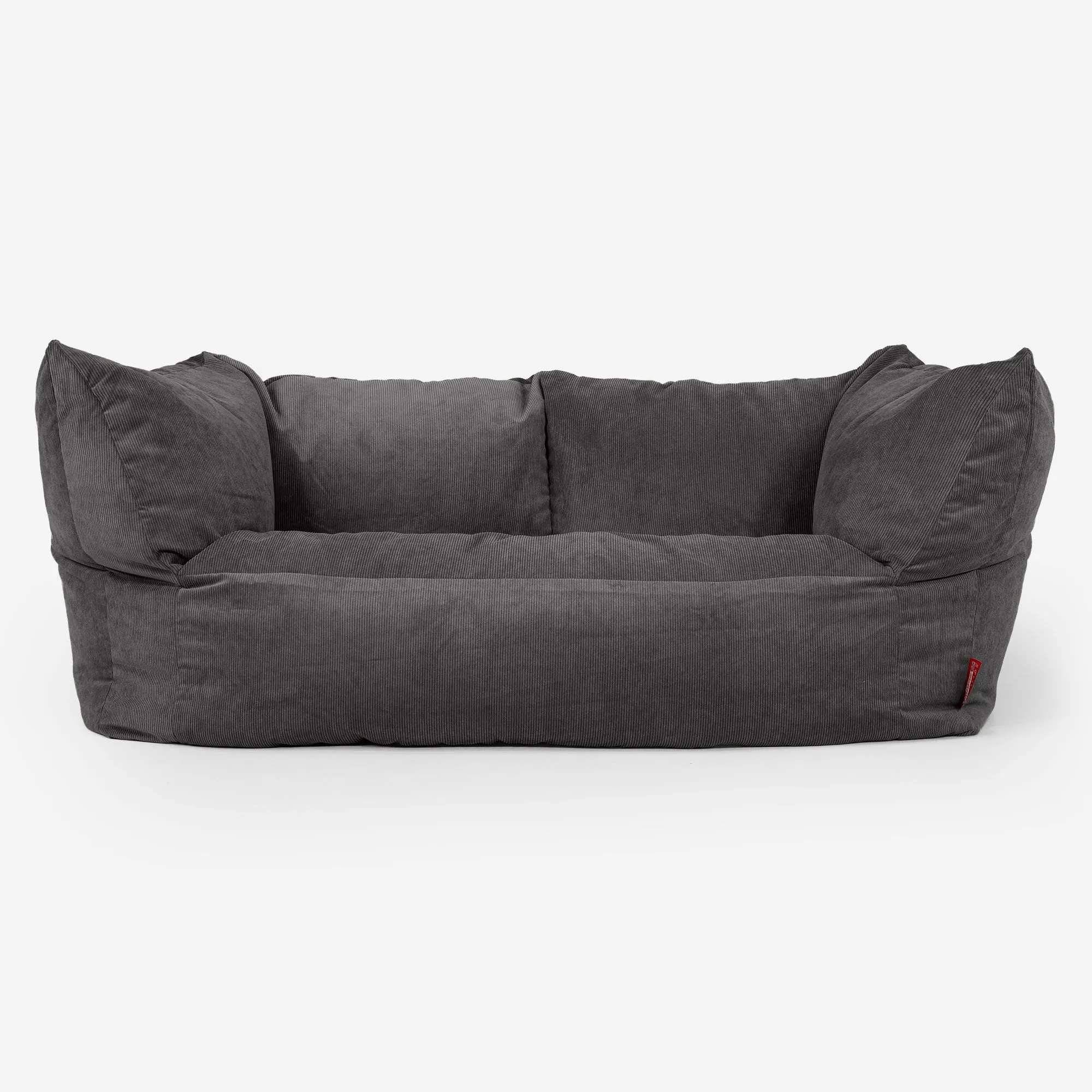 Ruben Bean Bag Sofa - Needlecord Charcoal