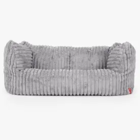 Ruben Bean Bag Sofa - Ultra Plush Cord Grey