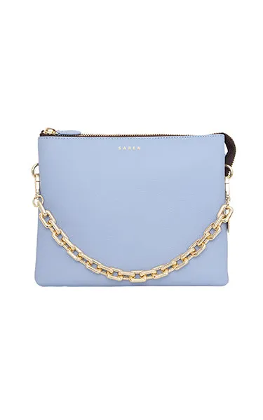 Saben Matilda Crossbody in Hydrangea with Chain