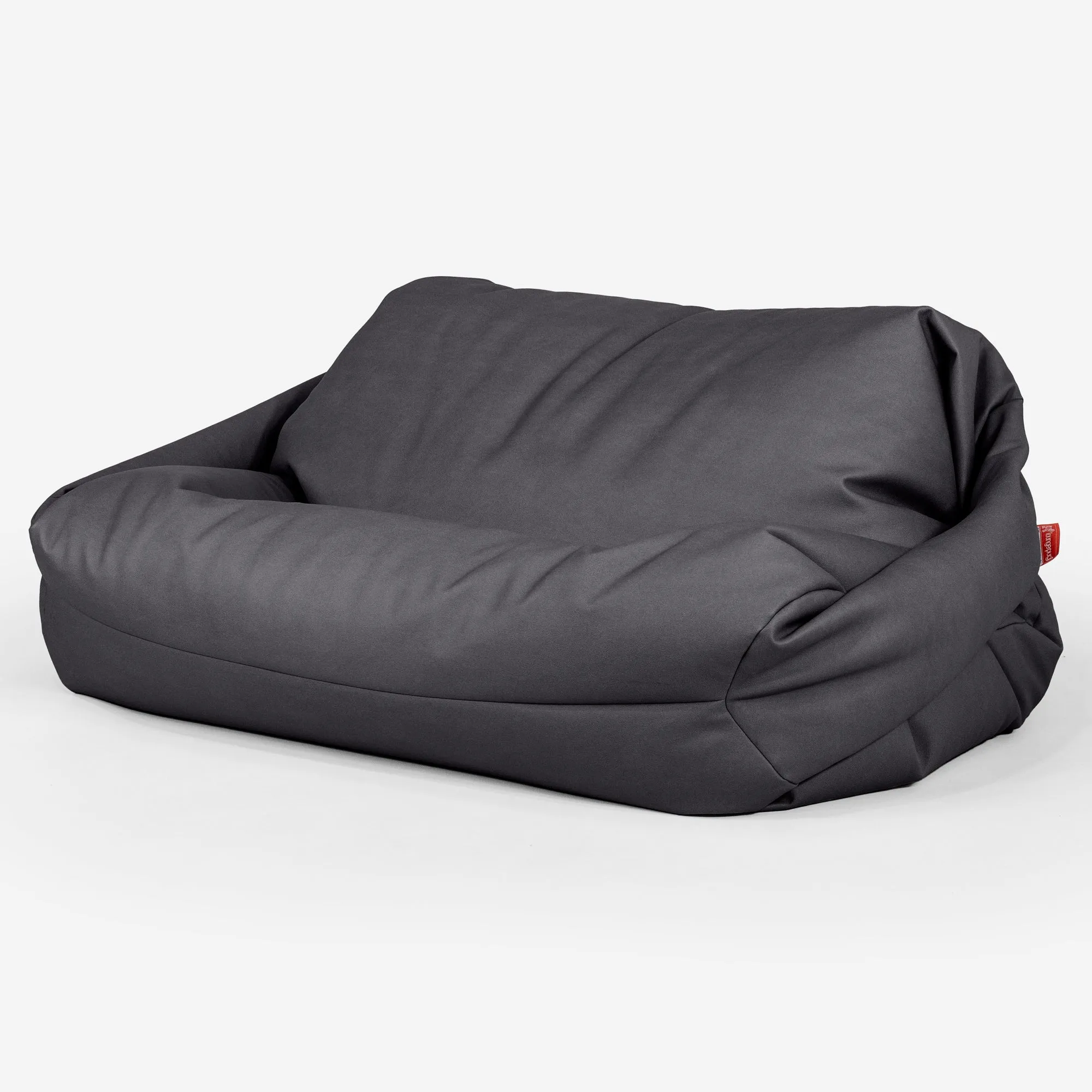 Sabine Bean Bag Sofa - Vegan Leather Black