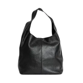 Scarlett Black Leather Hobo