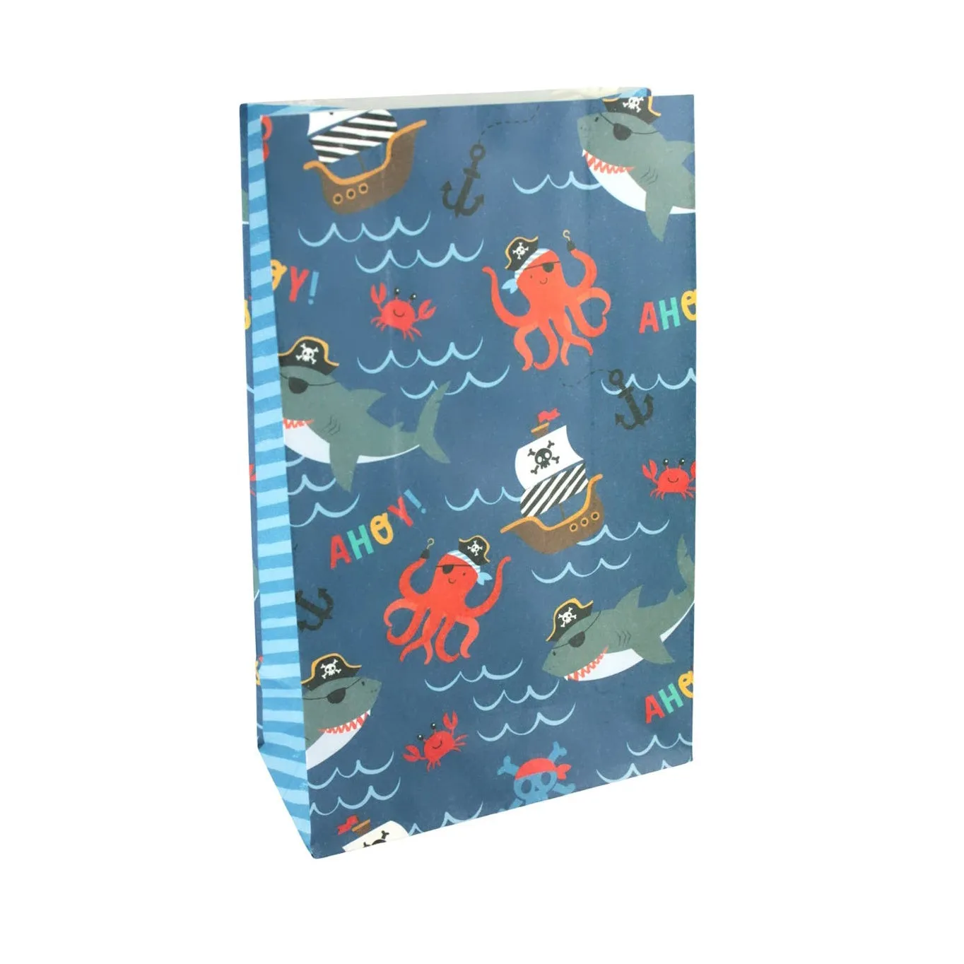 Ships Ahoy Paper Loot Bags - 8 Pkt