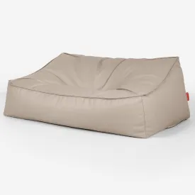 Sloucher Bean Bag Sofa - Vegan Leather Ivory