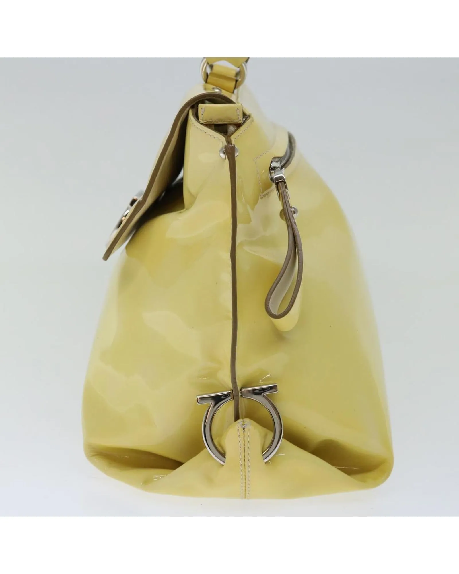 Sofia Gancini Patent Leather Hand Bag with Authenticity