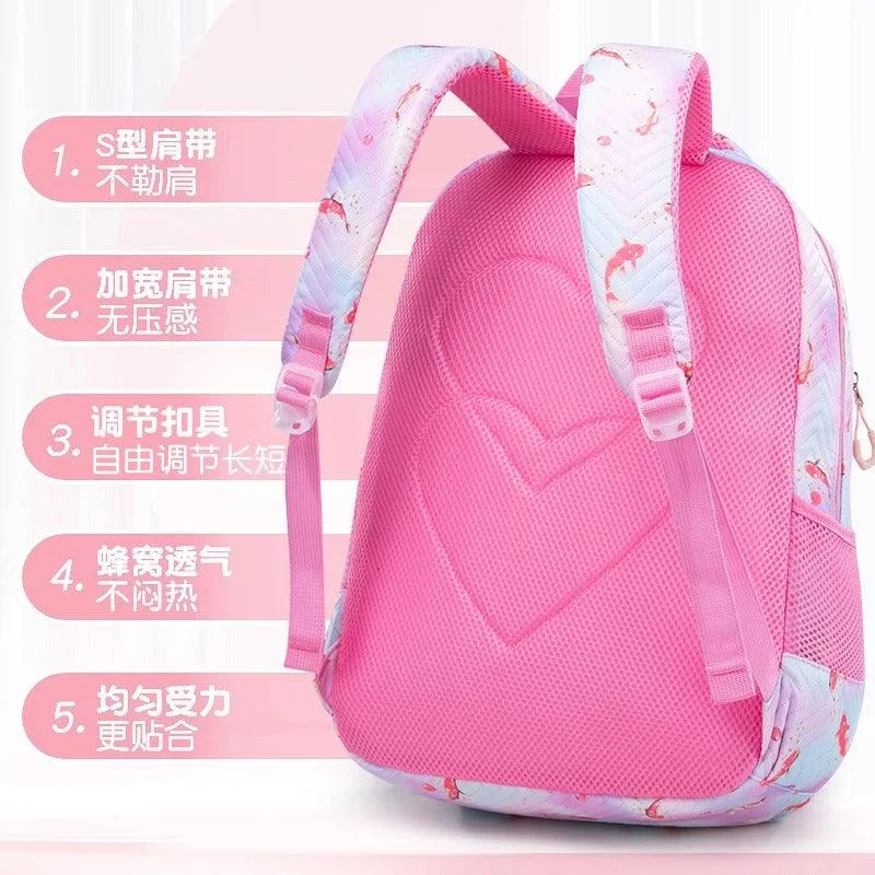 Student Backpack Primary School Bag Large Capacity - KSB1008