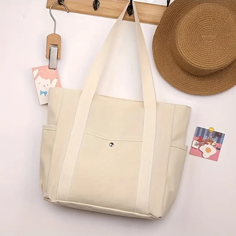 Stylish Canvas Shoulder Bag for Students Teachers and Artists