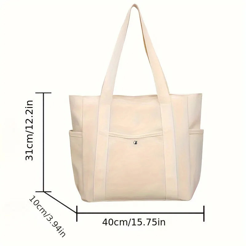 Stylish Canvas Shoulder Bag for Students Teachers and Artists