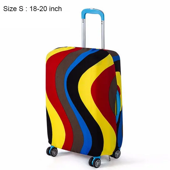 suitcase covers luggage cover protector elastic dustproof cover protection on luggage with spandex fabric fashion design