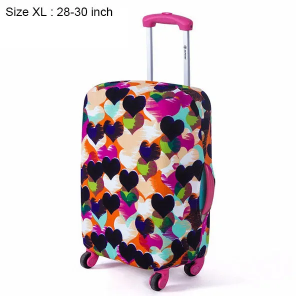 suitcase covers luggage cover protector elastic dustproof cover protection on luggage with spandex fabric fashion design